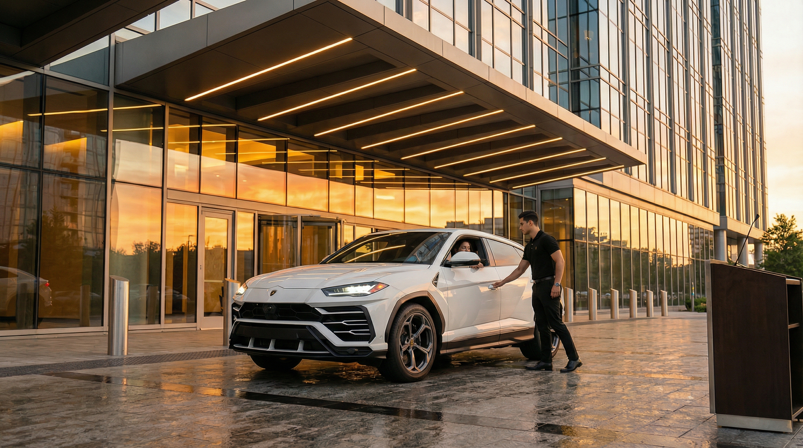 Houston luxury valet parking service for high-rise residences and restaurants